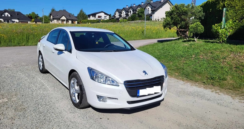 Peugeot 508 cena 19999 przebieg: 205000, rok produkcji 2012 z Biała małe 92